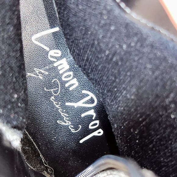 LEMON DROP BY PRIVILEGED QUESTAR SHOES PREPPY CHUNKY PLATFORM DARK ACADEMIA - Picture 5 of 6